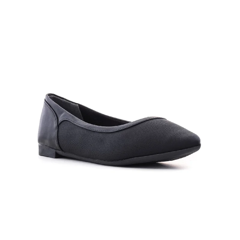 Ladies shoes for bold outfits match perfectly -Black Winter Pumps WN0697