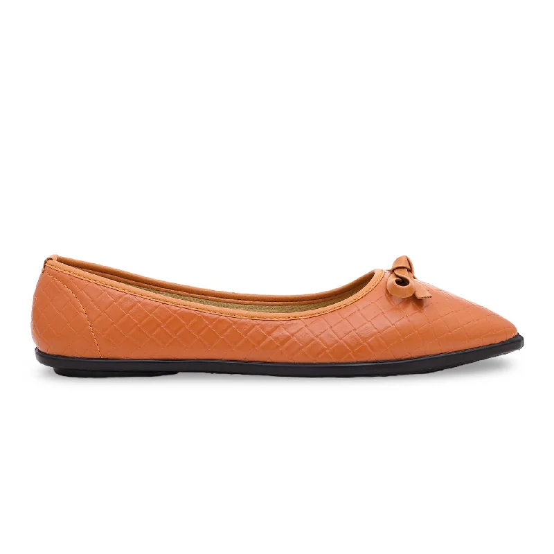 Ladies shoes with high arches support well -Brown Pumps WN0797