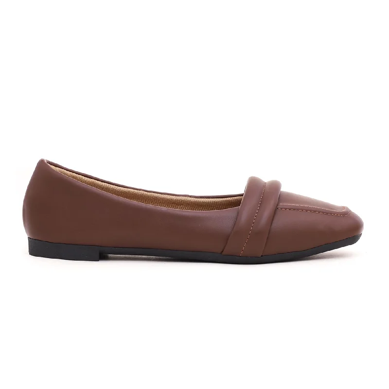 Ladies shoes with classic styles never fade -Coffee Pumps WN0917