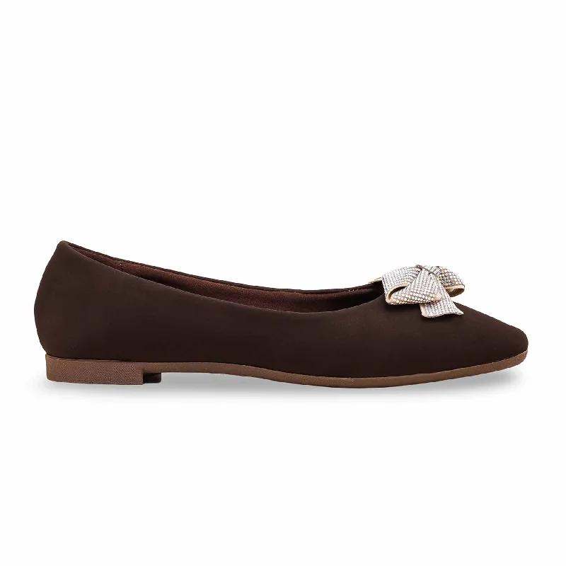 Ladies shoes for office chic stay sharp -Coffee Pumps WN1126