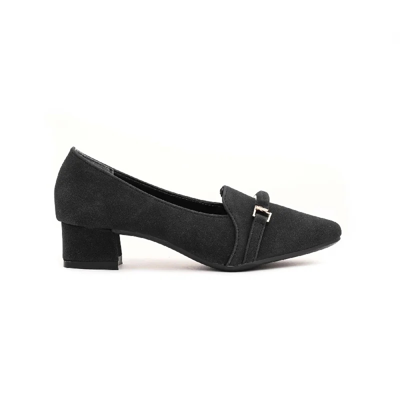 Ladies shoes with classic styles never fade -Girls Black Formal Pumps KD0535