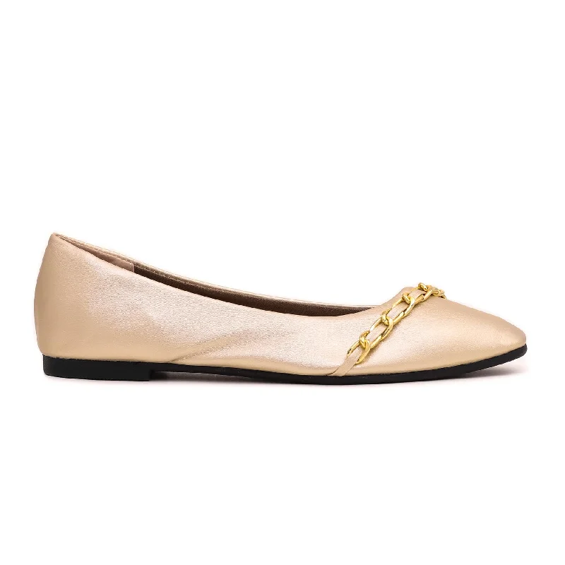 Ladies shoes for everyday wear stay durable -Golden Pumps WN0858