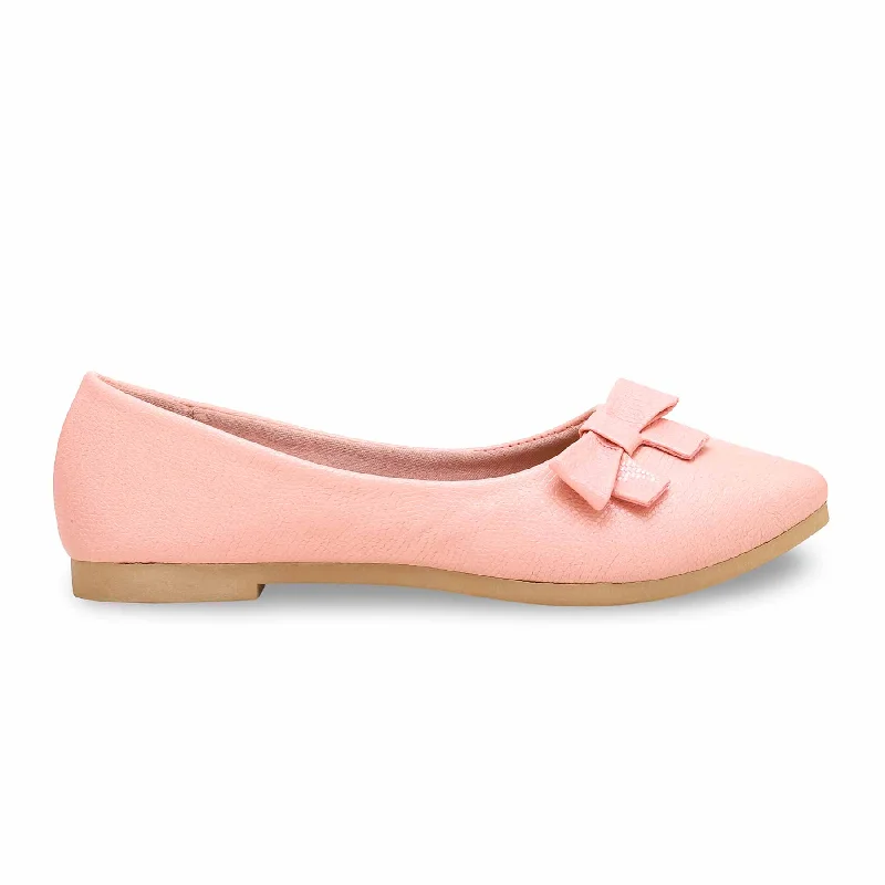 Ladies shoes for rainy seasons repel water -Peach Pumps WN1068