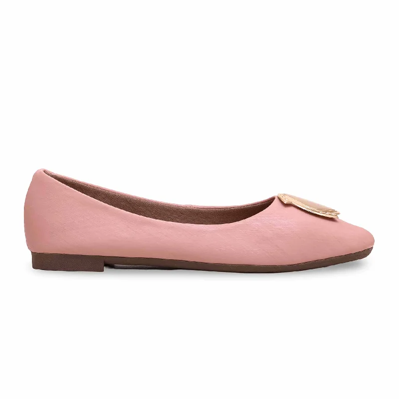 Ladies shoes for outdoor parties stay fun -Pink Pumps WN1054