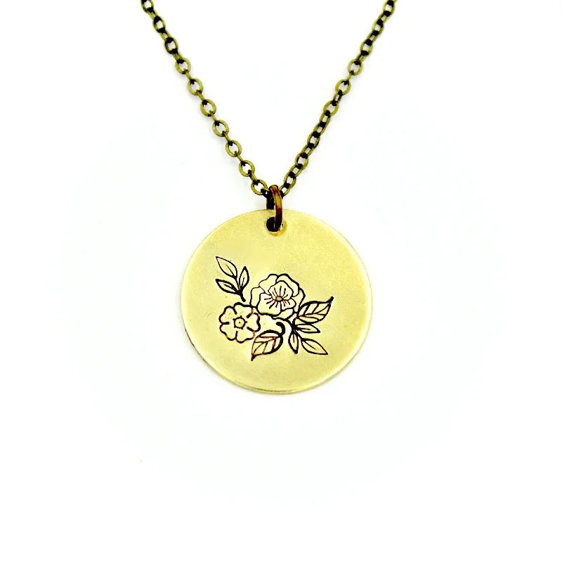 Best necklaces and pendants with floral designs for a feminine and elegant feel-Bouquet Necklace