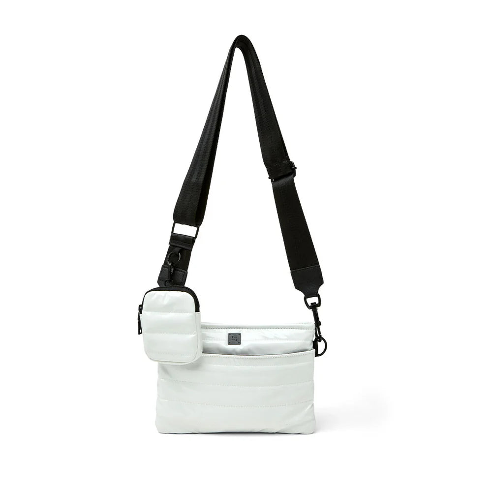 Beautiful necklaces and pendants with natural stones for an earthy, organic vibe-Downtown Crossbody in White Patent