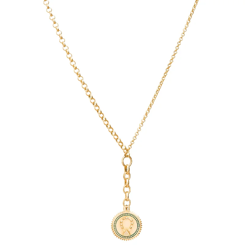 Best necklaces and pendants with crystal accents for a sparkling and elegant style-Gold Protection Necklace