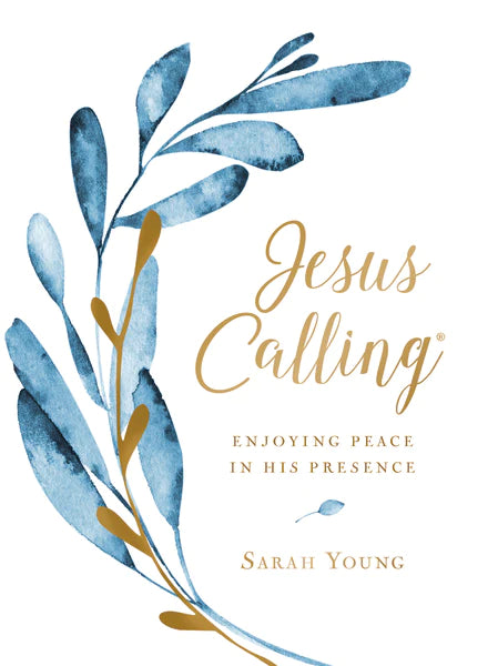 Best necklaces and pendants with crystal accents for a sparkling and elegant style-Jesus Calling Enjoying Peace in His Presence