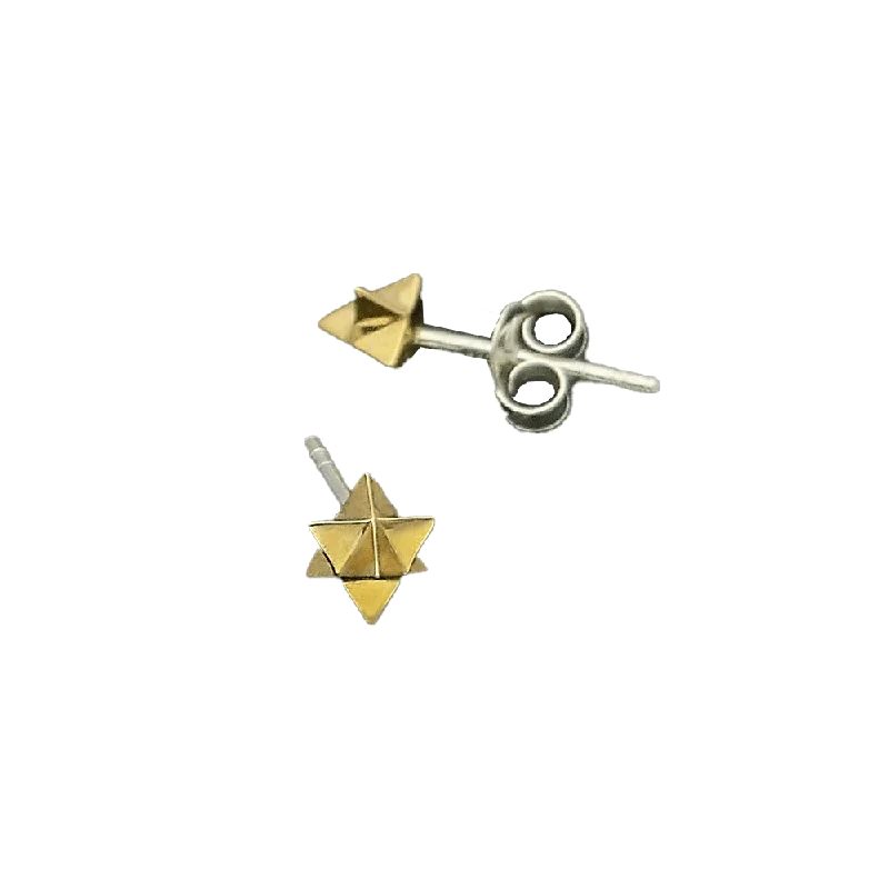 Best necklaces and pendants with sterling silver for an affordable yet stylish choice-Merkaba Star Studs