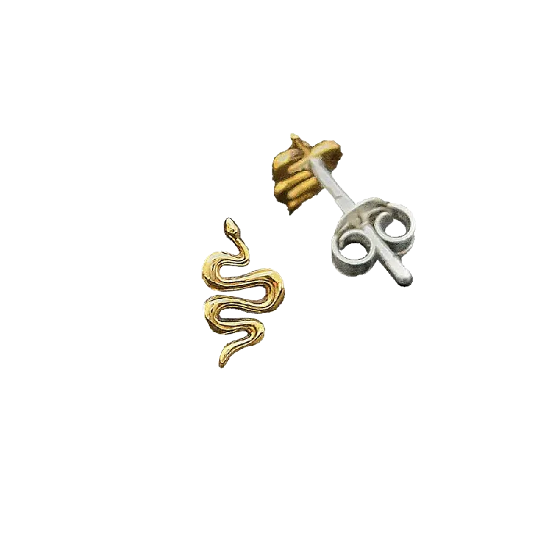 Best necklaces and pendants with layered designs for a chic, stacked look-Mini Snake Studs